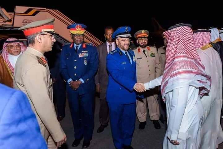chief of the Saudi general staff Gen. Fayyadh Al-Ruwaili visiting Khartoum