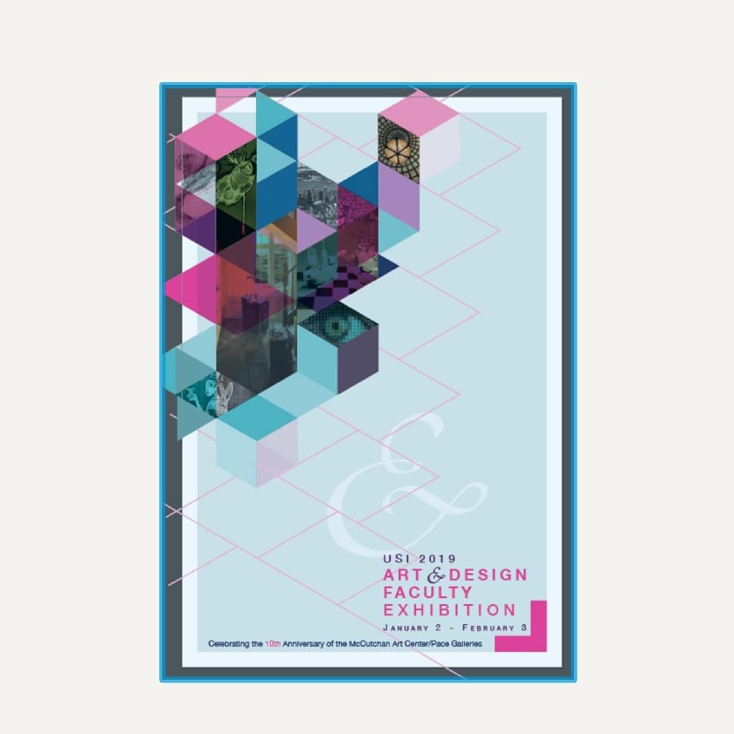 MAC_Pace's tweet image. Though the Gallery is closed for Holiday Break, we will reopen on January 2nd for the 2019 USI Art &amp;amp; Design Faculty Exhibition.