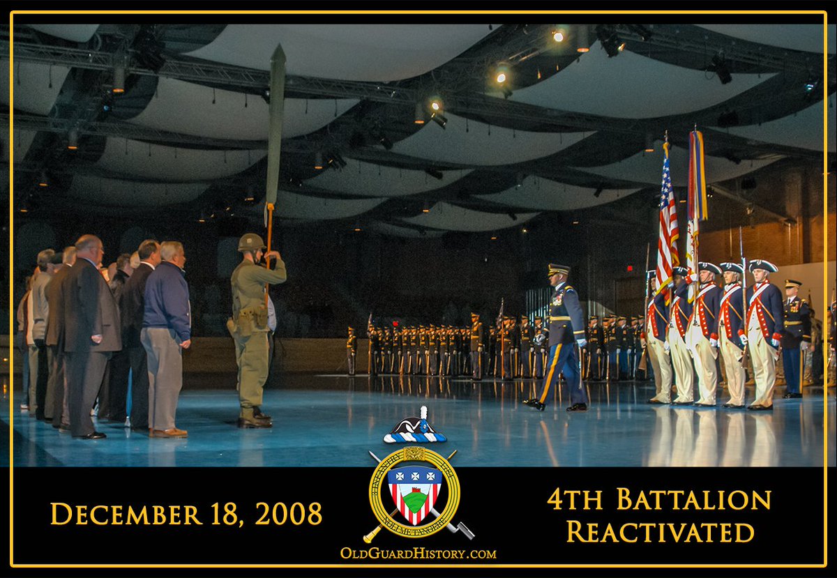 Old Guard History (@OldGuardHistory) on Twitter photo 2018-12-18 14:14:33 #OTD 4th Battalion of Old Guard reactivated at Fort Myer - bit.ly/2QU1zCj #OTD 4th Battalion of Old Guard reactivated at Fort Myer - bit.ly/2QU1zCj