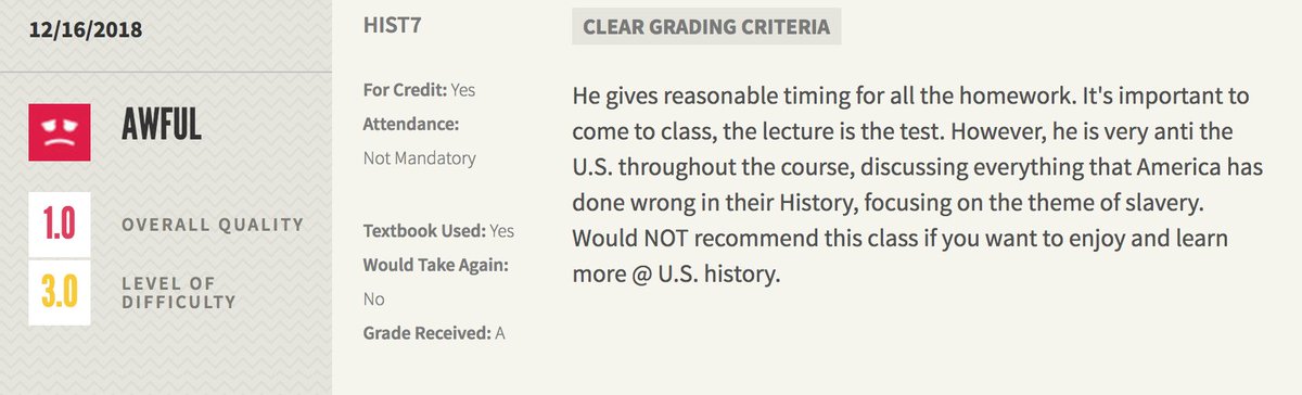 Rajan_Gill's tweet image. Very proud of my latest rating on ratemyprofessor