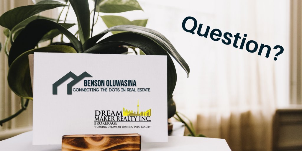 What is your number one question when it comes to buying a home? 
.
.
.
#soldbybenson #ytxagent #torontocityrealtor #torontorealtor #torontorealestate #torontofirsttimehomebuyer #gtarealtor #gtaproperties #realestatequestion #torontobestrealtor