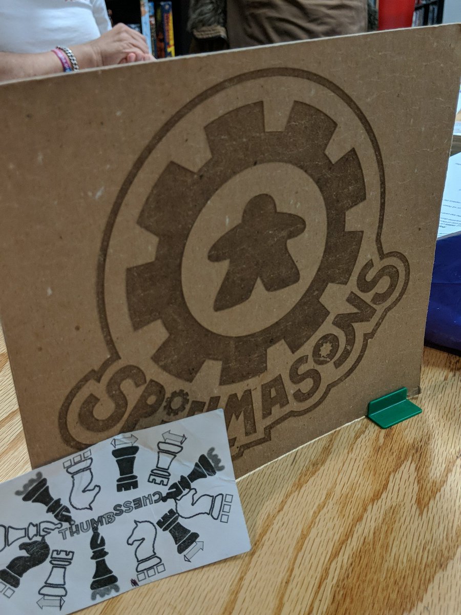 ThumbChess's tweet image. Thumb Chess is getting some fine tuning with the Spielmasons @Spielbound