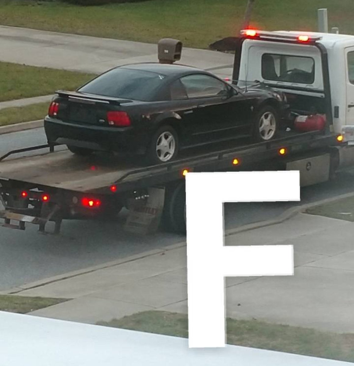 Today we said goodbye to the 2001 Ford Mustang. It was fun, except for driving in the snow. Fuck that.