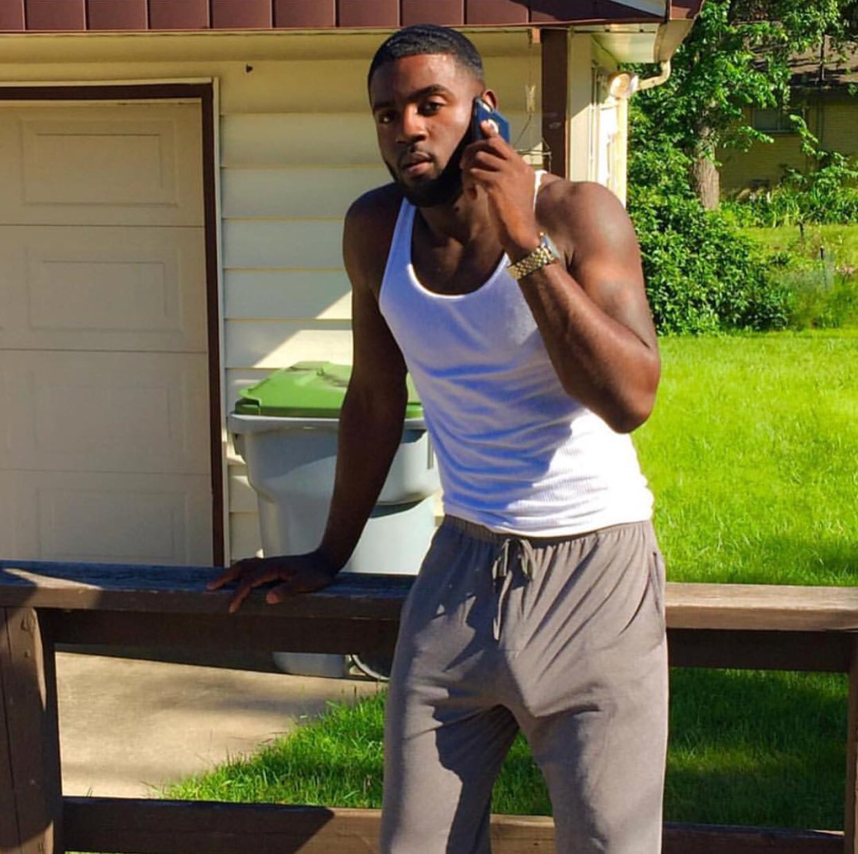 boys in gray sweatpants