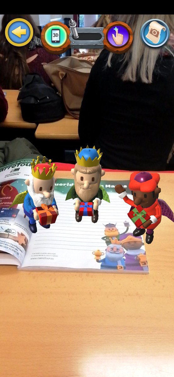 Hoy trabajamos Realidad Aumentada #MI1013A