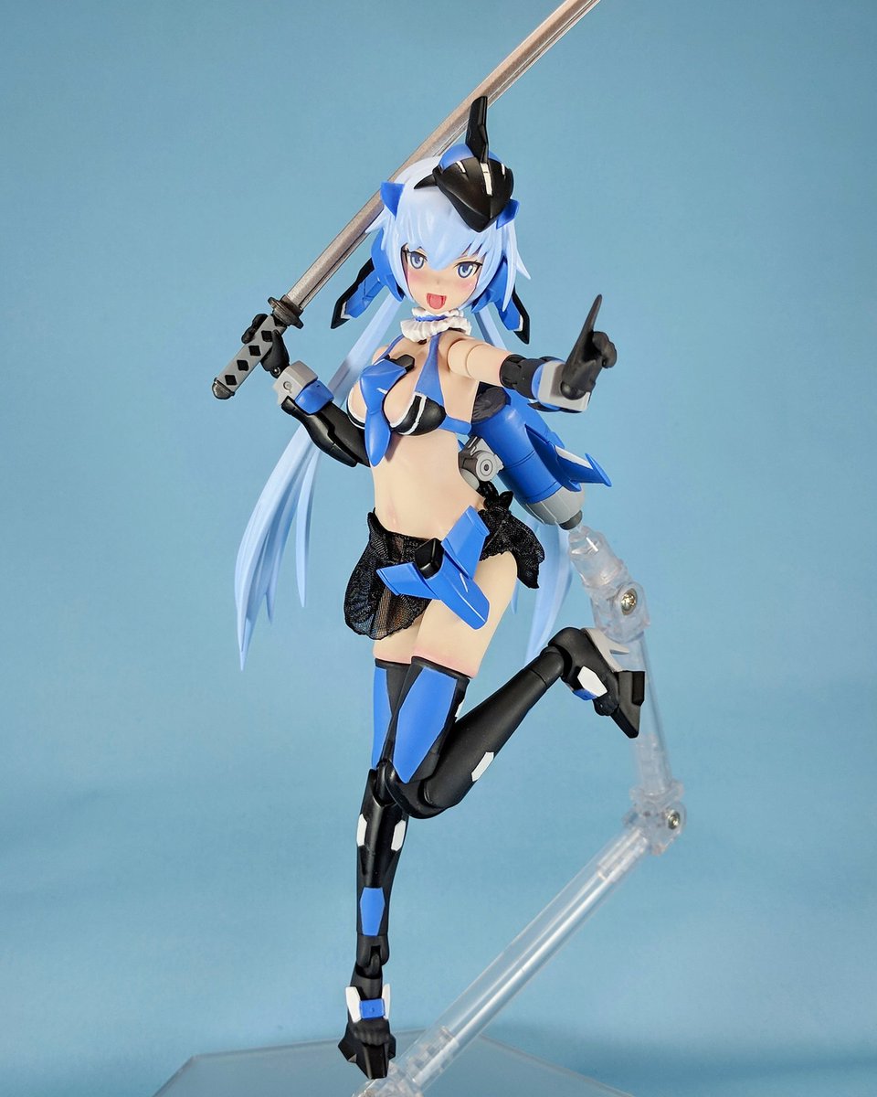 ぴぴこ 四季彩 めっちゃ冬だけど 夏仕様軽装スティ子できました どぅーゆー氏のイラストを見て ほしかったので自分で作りました フレームアームズ ガール マイfaガール 四季彩モデリング