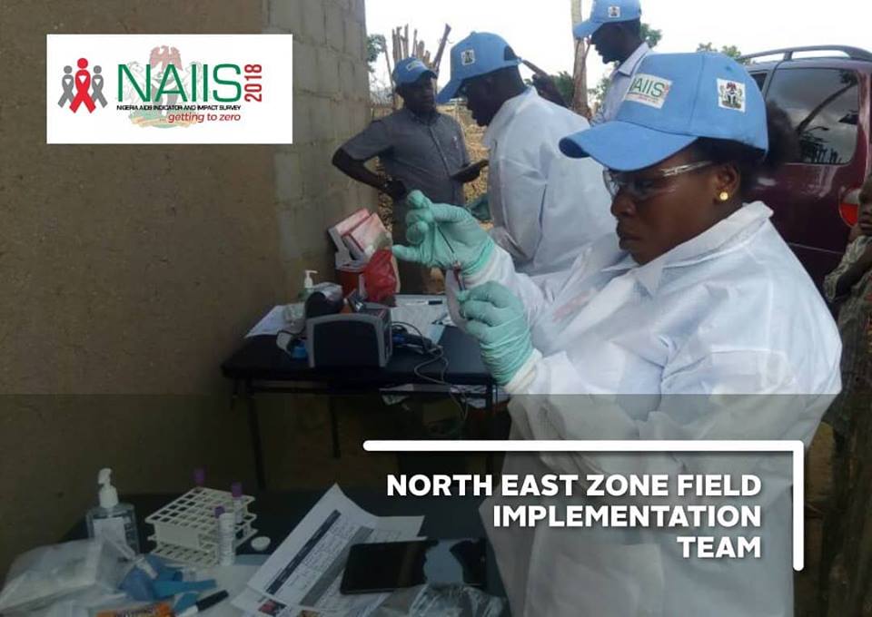 Our field implementation teams visit specific households in mapped communities accross all six geopolitical zones in Nigeria. They are comprised of - a team lead, interviewers, counsellors and field laboratorians. #NorthEast #FieldImplementation #NAIIS2018 #GettingToZero
