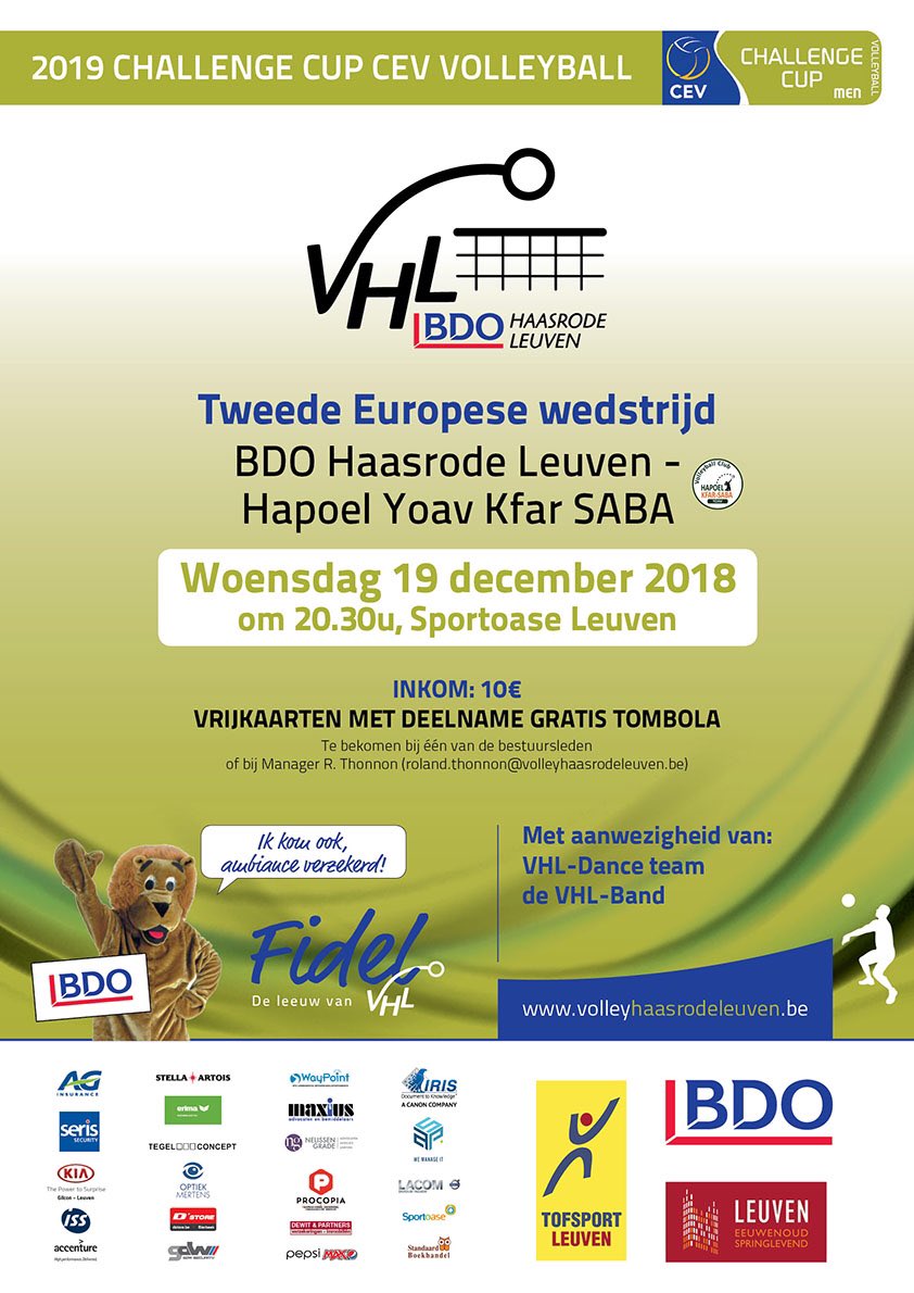 volgende stap is Europees avontuur <a href="/VHLeuven/">VolleyHaasrodeLeuven</a> #CEVChallengeCup don’t miss this