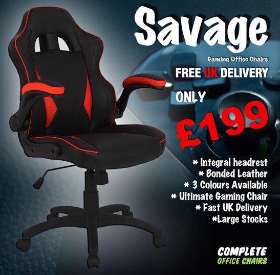 ChairsComplete's tweet image. NEW IN!!

USE DISCOUNT CODE: "SAVAGE20" AT CHECKOUT FOR 20% OFF

Link:  completeofficechairs.co.uk/products/savag…

#gaming #office #chair #fortnite #COD #ps4 #xboxone #game #twitch #streamer #farcry #ergonomic #refurbishment