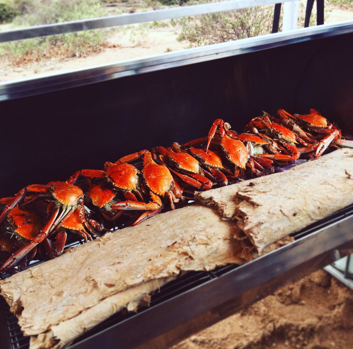 #Foodspiration for this Thursday night - throwback to these delicious blue swimmer crabs from <a href="/MyersSeafood/">Myers Seafood</a>, cooked by the fantastic <a href="/chefmartindulke/">Martin Dulke</a>! #foodie #seafoodfrontier #eyrepeninsula