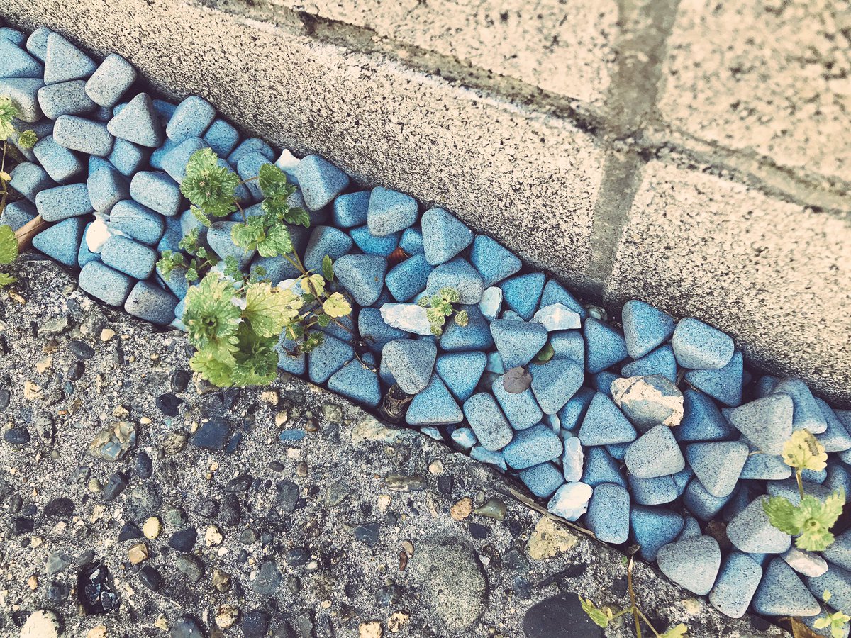 三角の石を発見?️‍♀️△ #三角 #石 #三角の石 #正三角形 #髙橋工業 