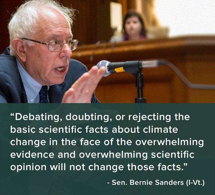 There were many posts that resonate with people like me - pro science - this was a repost in May 2015 from the Maryland for Bernie Sanders (which has largely been scrubbed).