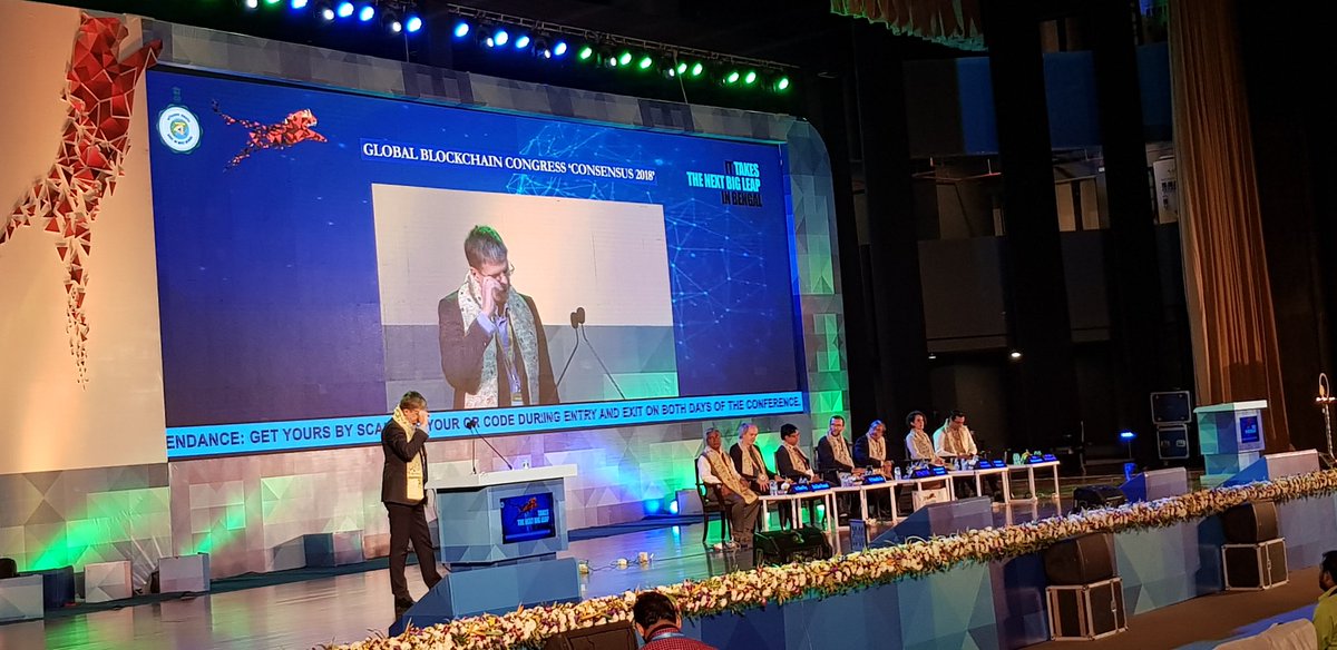 kunalips06's tweet image. Address by #Russia country representative- Mr. Mikhail Stronchinskiy @ the GLOBAL BLOCKCHAIN CONGRESS 2018 @BiswaBangla convention Centre today #globalblockchaincongress @ditewb #teamblockchain #Kolkata #NewTown
