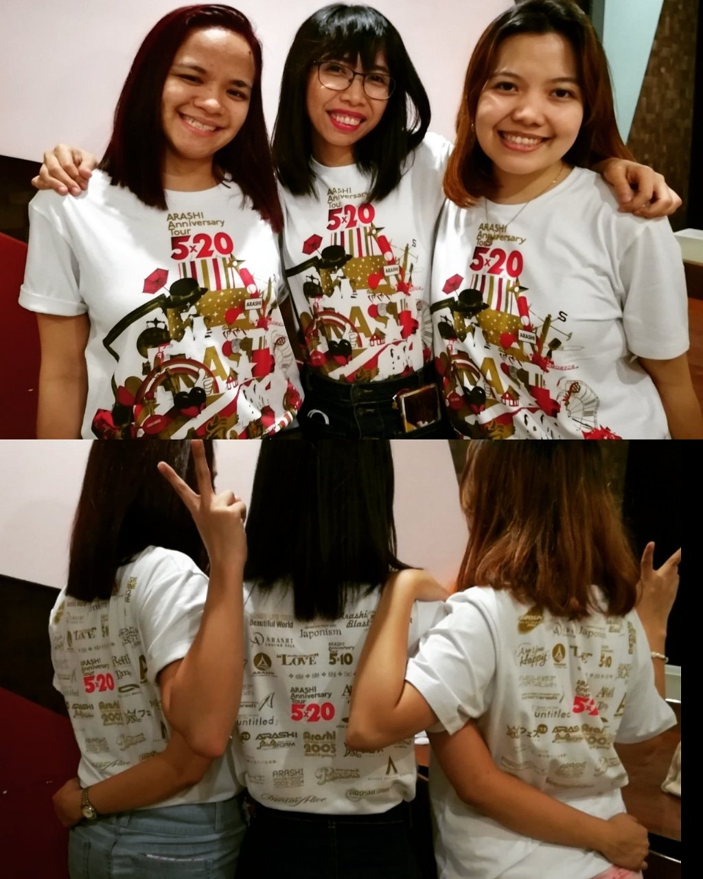 ☆嵐 5×20 Tシャツ 白 Anniversary Tour グッズ ☆ （嵐