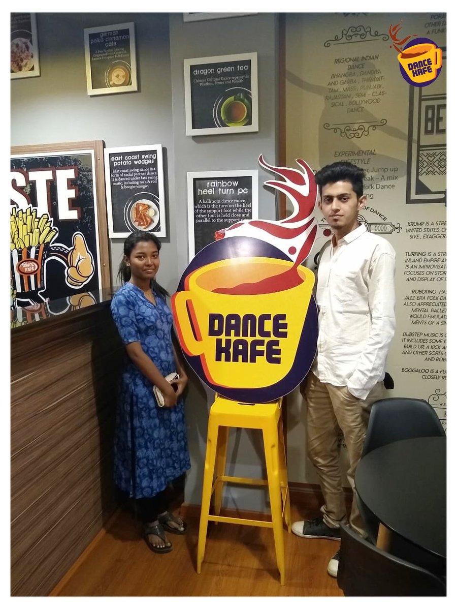 DanceKafe's tweet photo. Happy customer
Appreciation on ambience and food .... 
#dancekafe #tasteyourdance #sherif #Dance_theme_based_coffeeshop https://t.co/XfFaSSXWxe