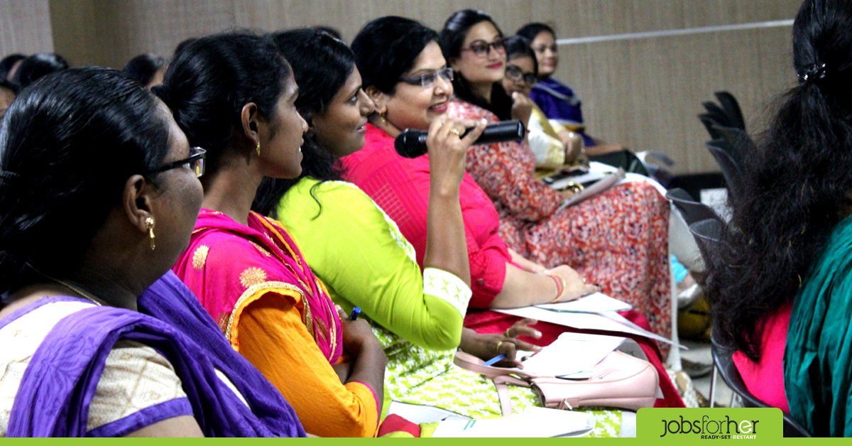 herkeyofficial_'s tweet photo. The #ReskillHerRoadshow2018  – Chennai, a second career woman’s guide to returning to work, was equipped with #Workshops, #Mentoring and opportunities to #Network.
To know how YOUR COMPANY can bring women #BackToWork , click HERE: https://t.co/FoeLAv8b9t
#ReskillHer #Chennai https://t.co/dRCZ2gigG9