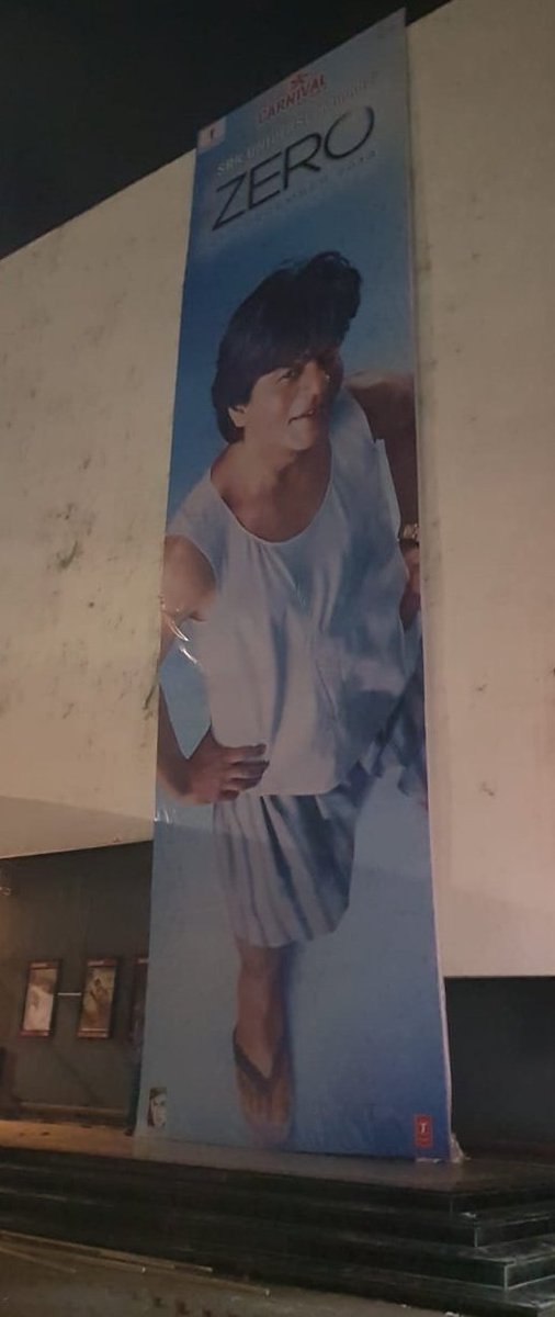 FilmyYash's tweet photo. Zero special show in Mumbai.. IMAX Wadala big screen(movie isn't releasing on big screen, special private show.. you won't find it on Book my show).. exclusive merchandise, 400+ SRKians..plus some other surprises await you.
For bookings DM me ASAP!! @SRKUniverse
#3DaysToZero https://t.co/r6G9q9CQwj