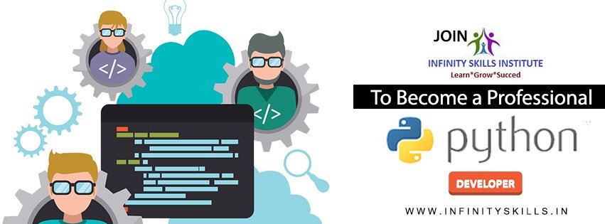InfinitySkills1's tweet photo. Become a Certified and skilled Python Developer. Join Infinity Skills today and take step forward to development of your skills.
#InfinitySkills #python #courses #professional #education
#certified #Developer https://t.co/VQAQnoaZKC