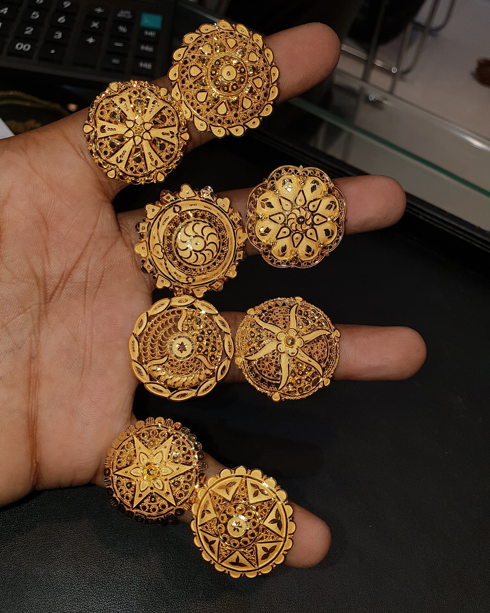 Golden Ladies Gold Rings at Rs 36000 in Jaipur | ID: 22943058062