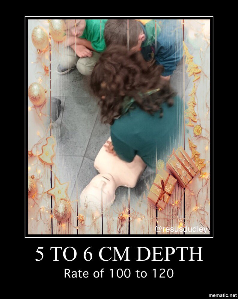 resusdudley's tweet photo. @DudleyGroupCEO @themeddirector @DudleyGroupACN @kkelly8963 @juliepain62 @MecrowLove @lizabbiss123 Our DGFT #resusadvent today highlights the importance good quality #CPR #DeterioratingPatients #findthedefib #patientsafety #humanfactors https://t.co/QO5P4nqpWt