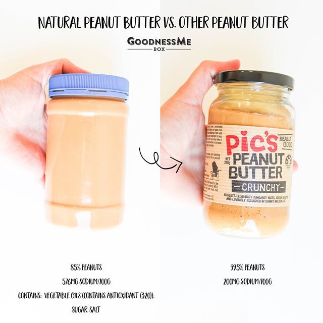 GoodnessMeBox's tweet image. ✨Natural Peanut Butter vs Other Peanut Butters:✨ Ingredients in @picspeanutbutter Natural Peanut Butter: Roasted Peanuts, Salt.. THAT’S IT!! Vs.

Ingredients in a popular COMMERCIAL Peanut Butter: Roasted Peanuts (85%), Vegetable Oils (Contains Antio… ift.tt/2Lm0Kg9