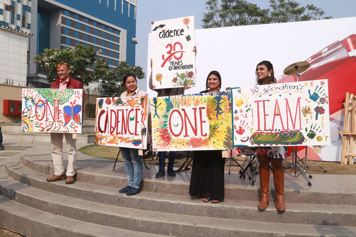 CadenceIndia's tweet photo. Cadence's 30th anniversary celebrations continue! Cadence Noida had their celebration on December 13th. The day was filled with exciting activities and performances. Here’s a glimpse! 
#30yearsofinnovation https://t.co/hpHn5uSFkn