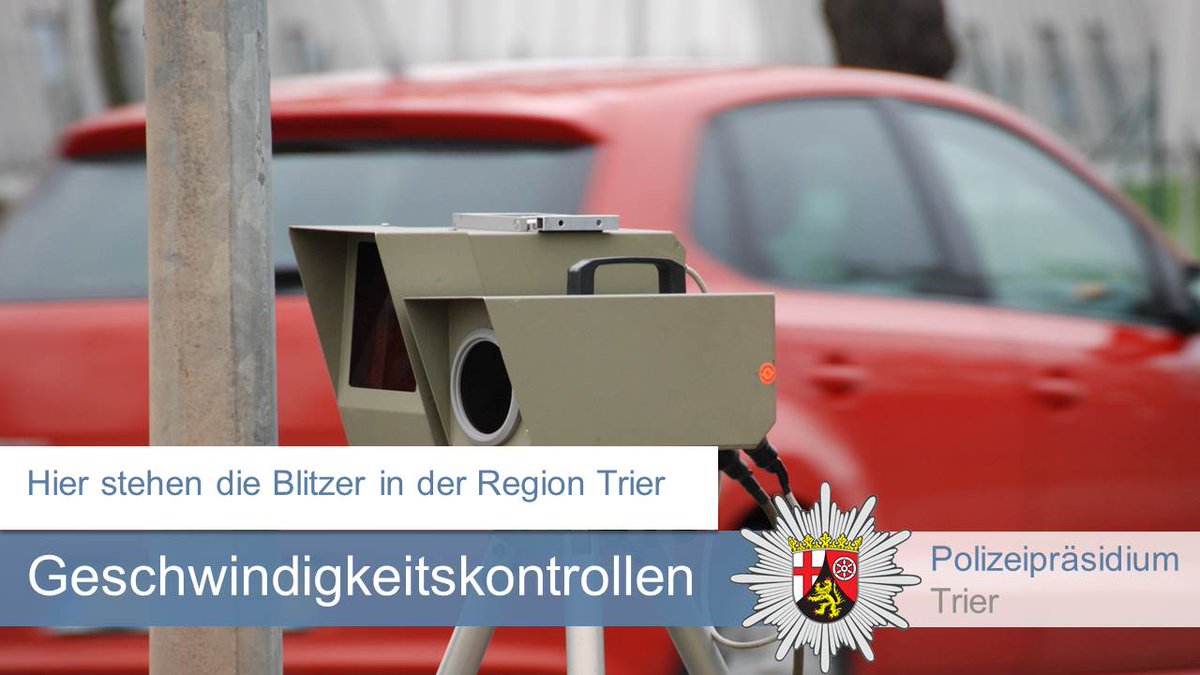PolizeiTrier's tweet photo. Auch heute heißt es wieder: Fuß vom Gas! #Geschwindigkeitskontrollen heute in #Schönecken #Morbach #Steinbachweiher und #Monzelfeld. Gute Fahrt und einen schönen Tag! https://t.co/7YIkViPt89