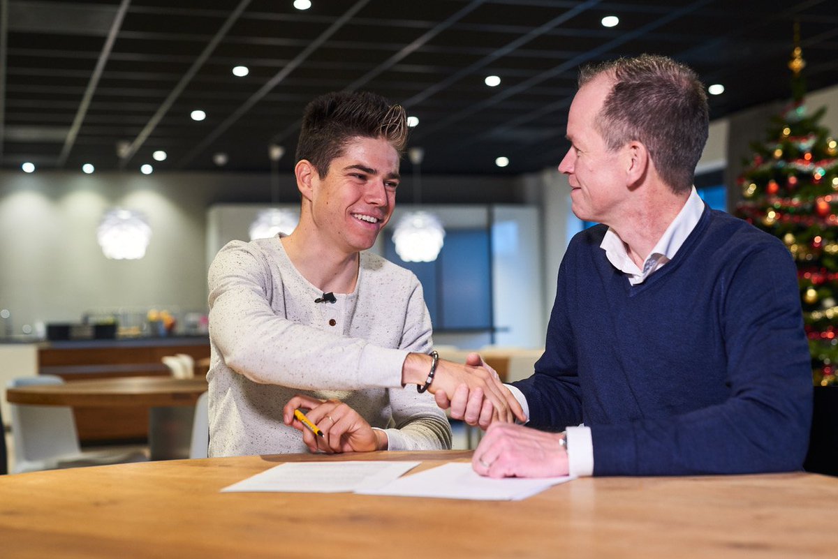 .<a href="/WoutvanAert/">Wout van Aert</a> vanaf maart in dienst Team Jumbo-Visma
🇳🇱📝 po.st/PHqrjZ 

<a href="/WoutvanAert/">Wout van Aert</a> joins Team Jumbo-Visma from March 2019
🇬🇧📝 po.st/6rb6tA