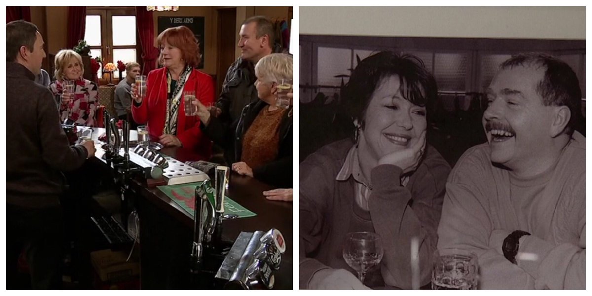 pobolycwmnews's tweet photo. Lovely send off for Mrs Mac🍸Well done Pobol y Cwm it was perfect! #legend #largegin #pobolycwm https://t.co/tjtTDEZ1D5