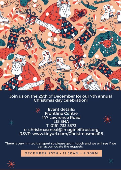 We have many more people requiring transport on Christmas Day than we are to provide for. Can anyone help with a minibus, taxi, people carrier? Please get in touch if you can help!