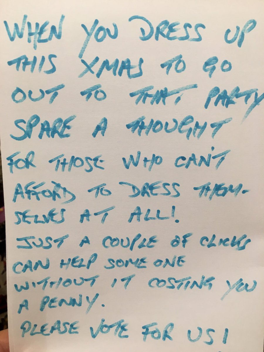 charityvoucher's tweet image. One more day to vote for us in the  @dotprojectcoop competition run by @whatcharitycom! Every vote counts, and we appreciate every one. Help us to clothe more people this winter ❄️
goodreads.whatcharity.com/dot-project-co… …
#socialimpact #responsibletech #dotproject #whatcharity #charityshops
