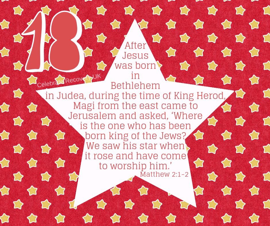 CRecoveryUK's tweet photo. #Day18 of our #Advent #calendar of #Bibleverses
.
.
 #adventcalendar #Christmas #bibleverse #December #celebraterecovery #celebraterecoveryuk #CR #recovery #JesusChrist #Jesus #church #freedom #support #UK #hope #hurts #hangups #habits #christian #Bible #biblical #changedlives https://t.co/74ngZRjmrm