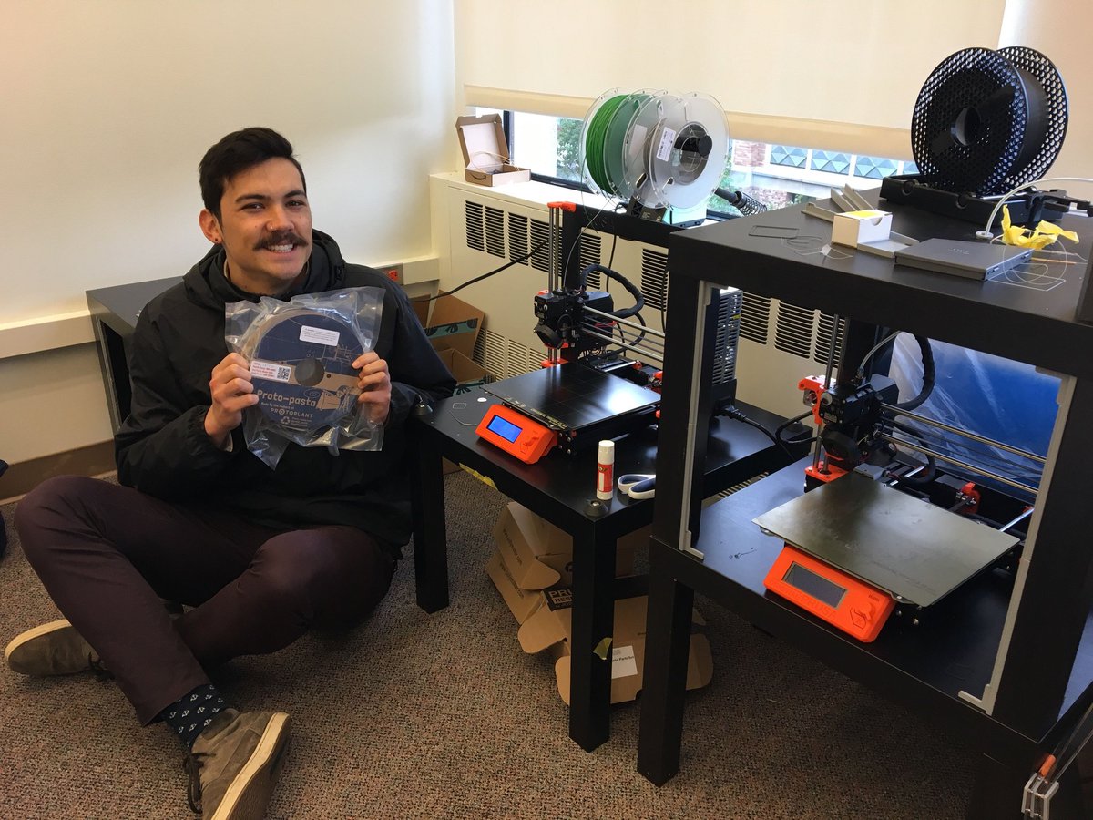 moyerek's tweet photo. @jtranoleary shared his concrete on/off switch at last week's #MakersofSeattle Wintering Gathering and won the roll of #highfiveblue @Proto_pasta. Something tells me he will put it to good use. Thank you @Proto_pasta for donating the prize and supporting the #maker community. https://t.co/DzgHD9Z7fP