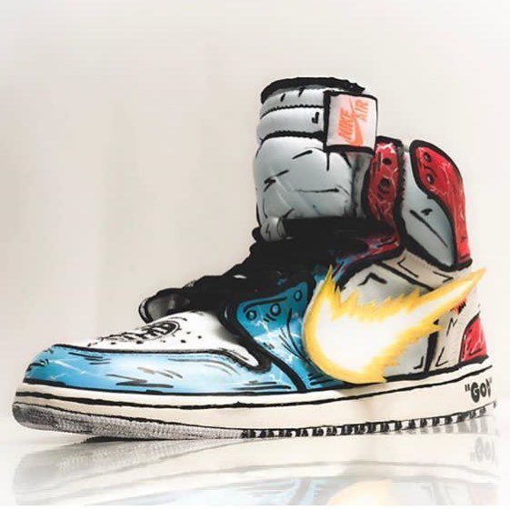 jordan sneaker art