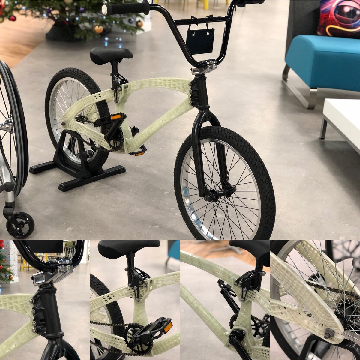 davewlight's tweet photo. #generatively designed #bmx! frame https://t.co/N9iN9duCJb