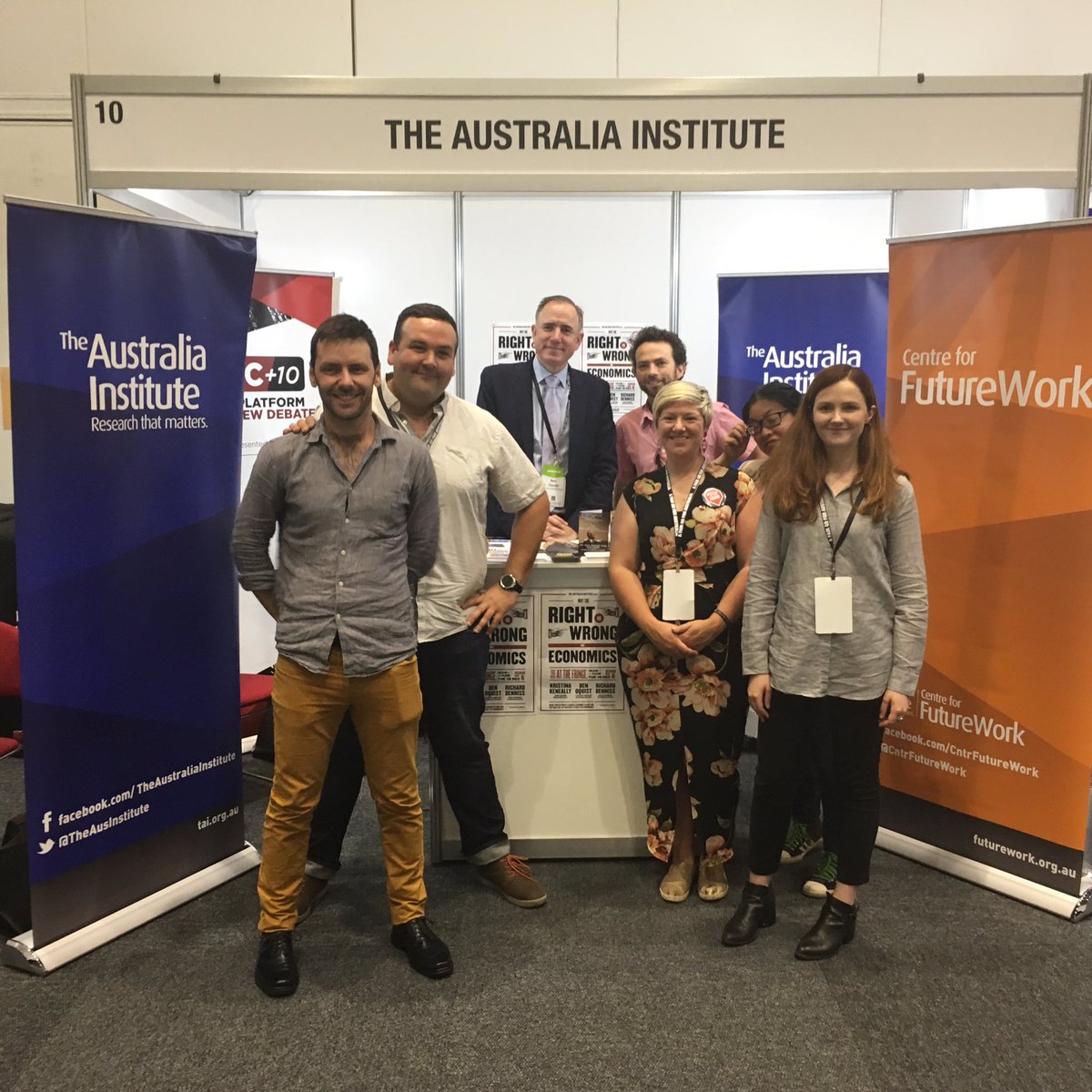 TheAusInstitute's tweet photo. Thanks for having us, Adelaide #LABConf2018! Great to meet so many enthusiastic supporters of @TheAusInstitute & @CntrFutureWork 👋🏽 https://t.co/IFWeVP006z