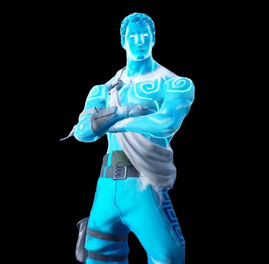 Fortnite frozen raven skin png