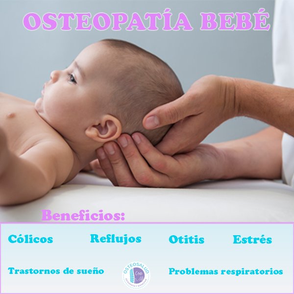OsteosaludCMB's tweet photo. Osteopatia en bebé y Niños

La osteopatía en los bebes ayuda a quitar las tensiones del parto o tensiones propios por la posición del bebe en el útero. Se recomienda siempre una revisión post-parto aunque sea preventiva (sin síntoma aparente).

#FelizMartes #Salud #LasCondes https://t.co/iMcT8fMN9N