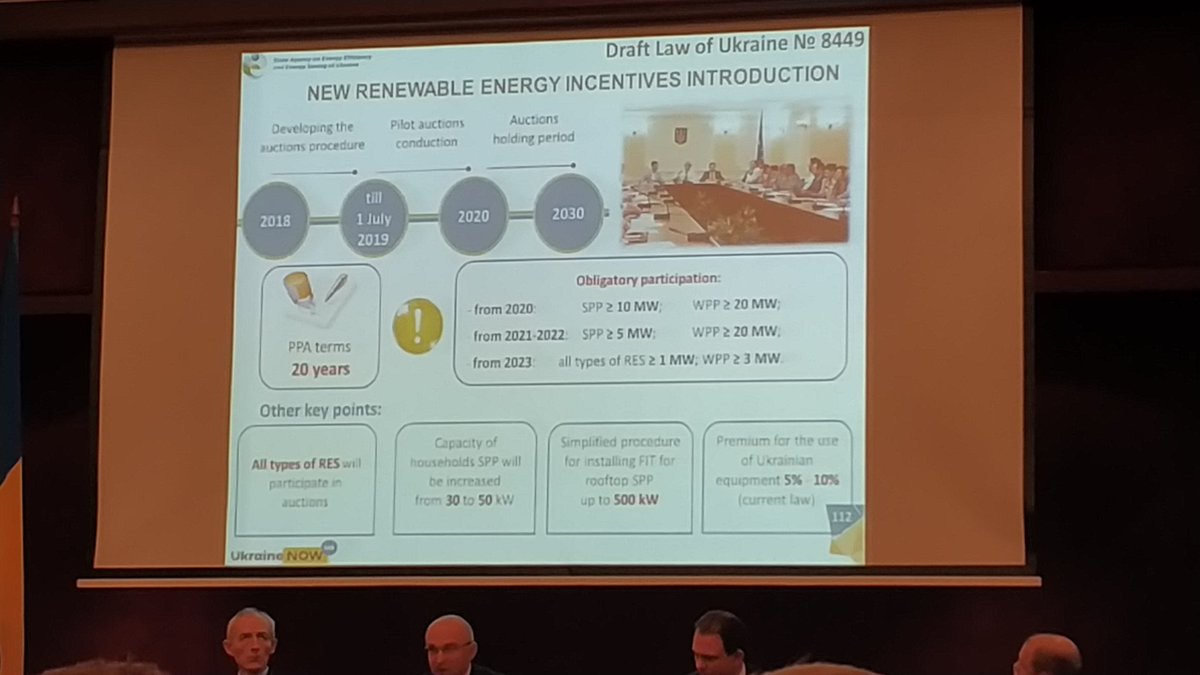 fatihkolmek's tweet photo. On draft law introducing auctions for renewable energy integration in Ukraine. #RenerIF https://t.co/skMRMpPlRZ