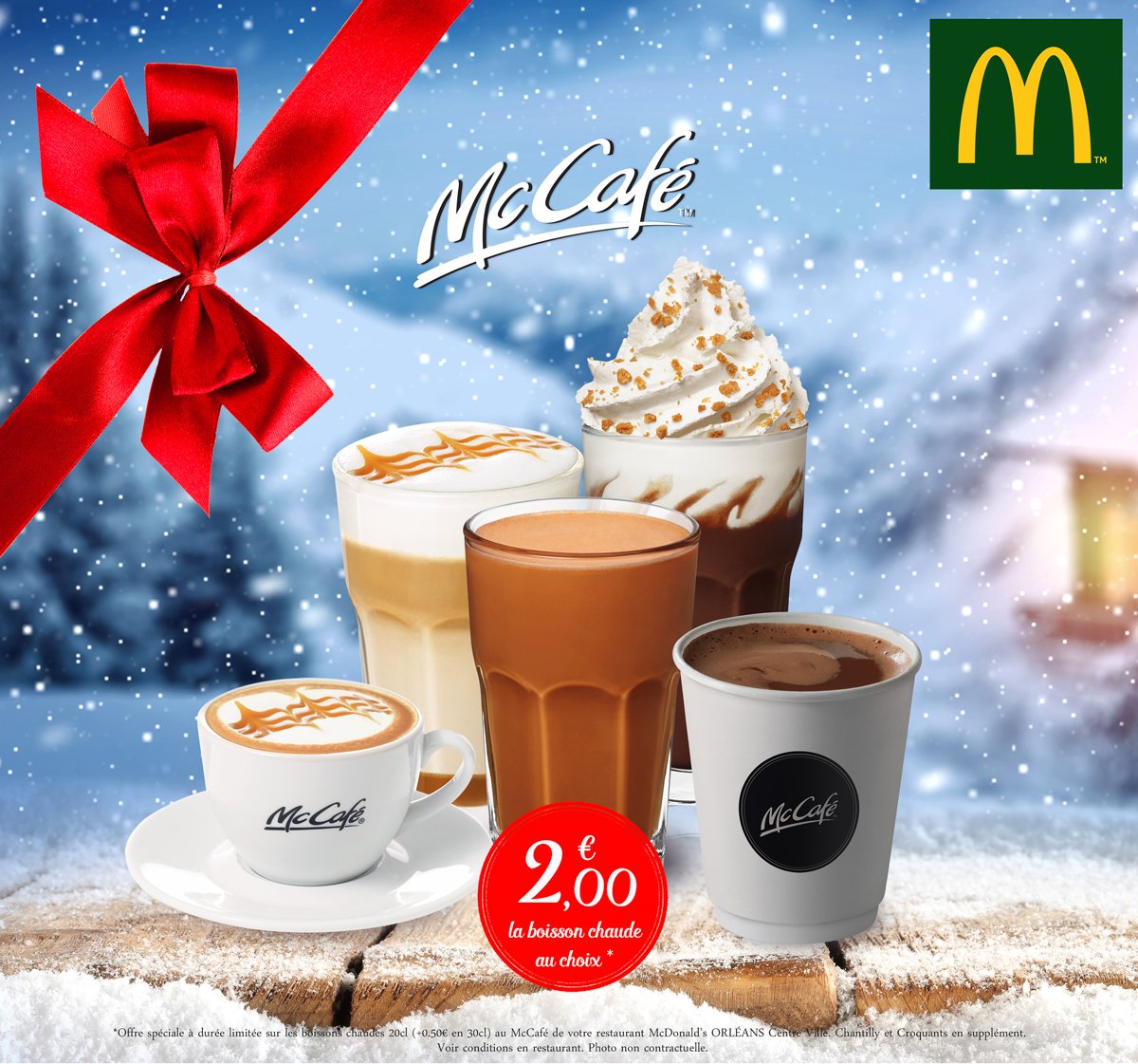 Un peu la course avant Noël ?! Faites une pause au McCafé 😉