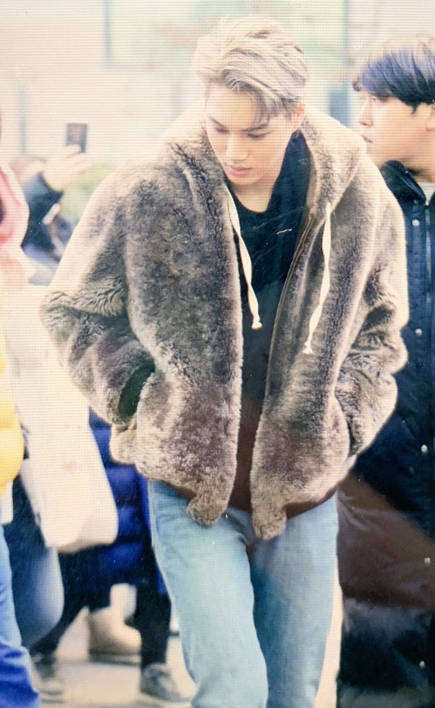 Jimin fur deals jacket