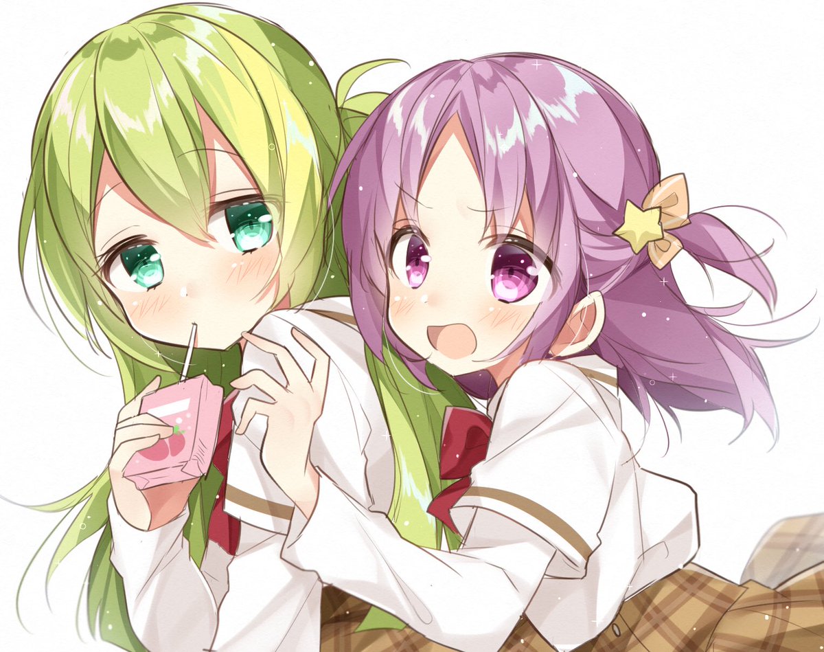 お題箱よりアリかり〜！📦 この2人もすこだな( ◜ω◝ )💕 #マギレコ