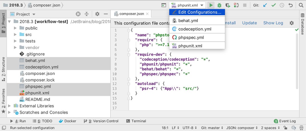 jetbrains phpstorm run jetbrains phpstorm run