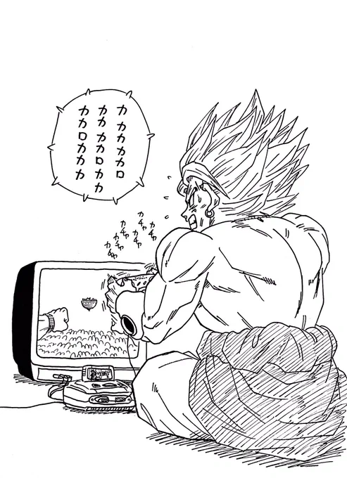 昨日は超武闘伝2が発売25周年だったそうで、昔描いたネタ絵を引っ張りだしてきた? 
