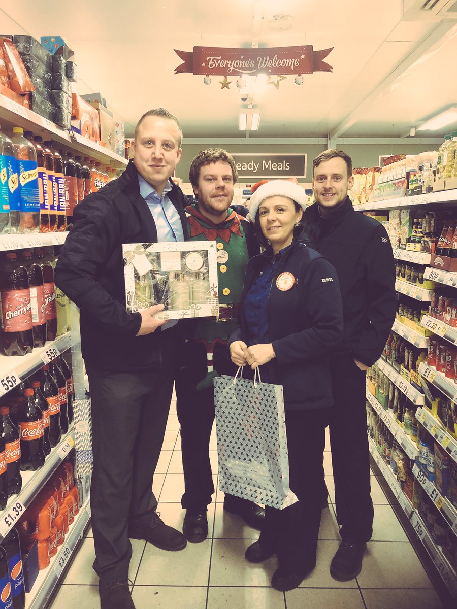 Well done Suzanne for winning most consistent colleague of the year!!! #OneTeam #MerryChristmas #teamtesco @izablizzie @nabby78