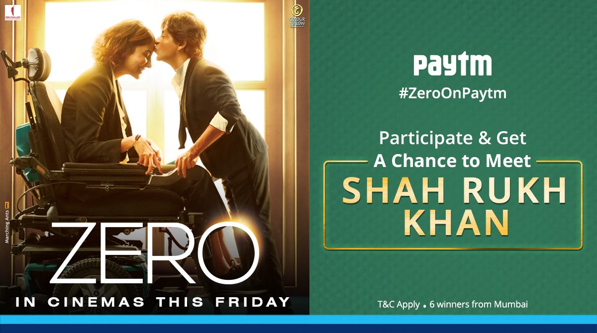 carebydistrict's tweet photo. Q5. What idea does the movie #Zero celebrate? #ZeroOnPaytm https://t.co/WbpEvbWhVO https://t.co/OClEBbES4V