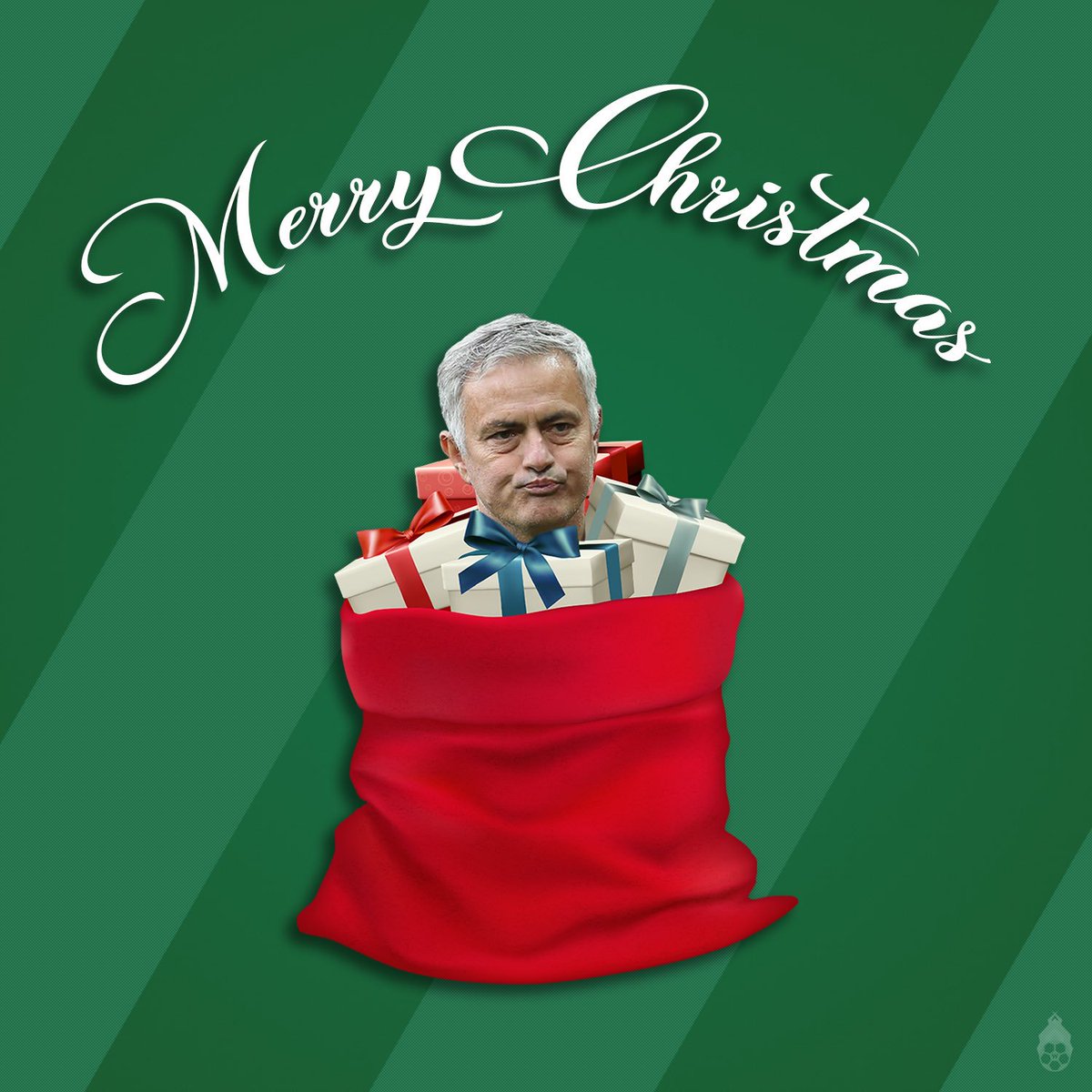 Christmas came early for some Manchester United fans. #Mourinho 🎄🎅