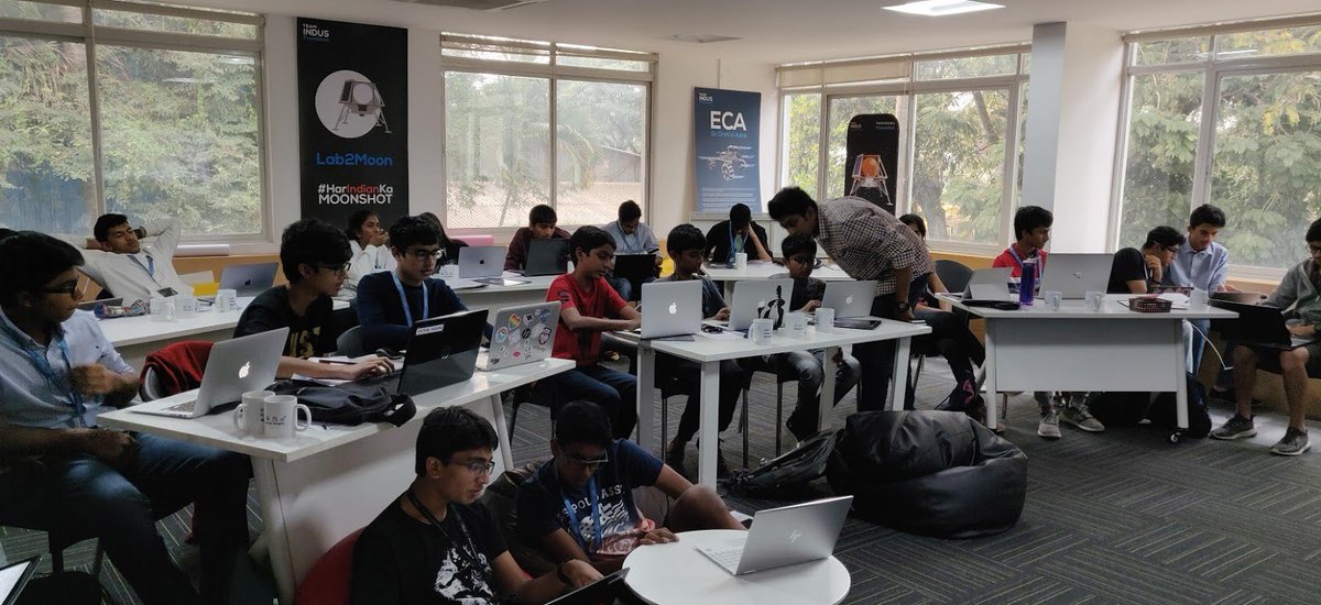 TeamIndusOrg's tweet photo. And it's a wrap on Day-2! ICYMI we are hosting 22 students from @Greenwood_High, Indus International School and DAIS Mumbai for our Younglings program. The aim? To expand understanding in #STEM as a career option and apply learnings to real-world problems. #BuildingTheNextGen https://t.co/F0DJxSdHod