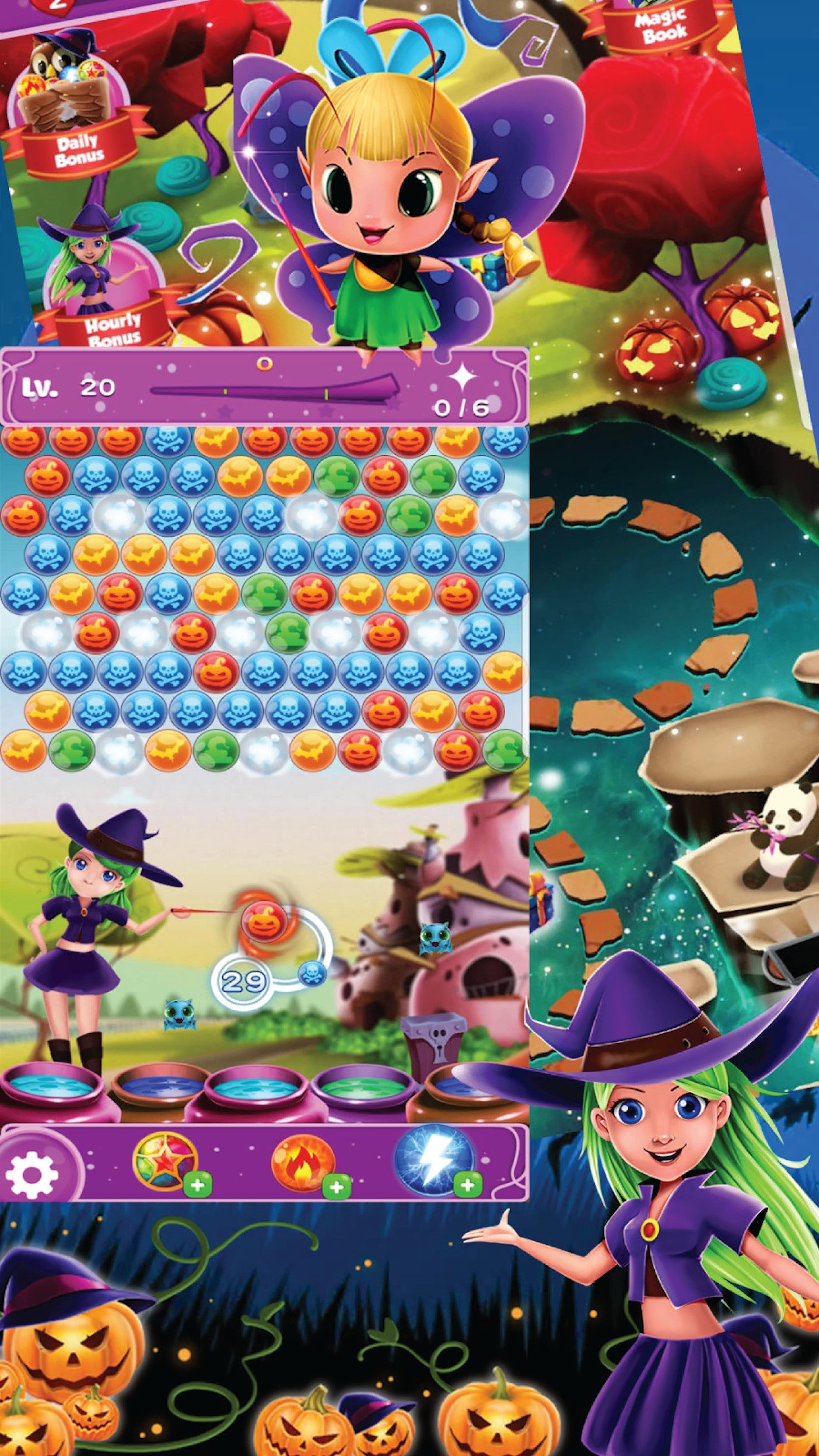 Bubble Witch 3 Saga - Trick or treat! Witch will you go for this Halloween?  👻🎃