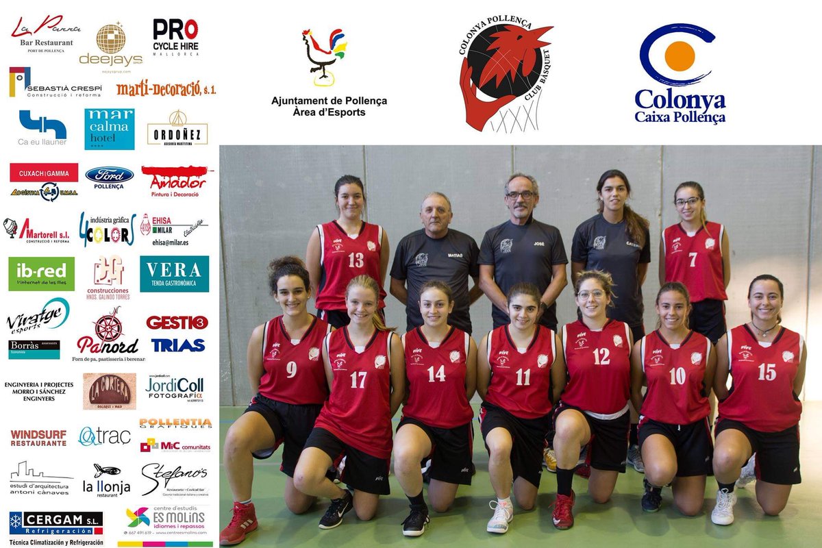 Mi Último Equipo CB Muro 1 Nacional Femenino y los actuales CB Colonya Pollensa Senior y Junior Femenino